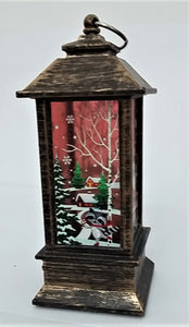Decoratiune cu Led de Craciun Mos Craciun Bronz