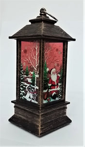 Decoratiune cu Led de Craciun Mos Craciun Bronz