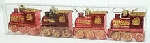 Încărcați imaginea în Galerie, Set Globuri de Craciun Uniculoare pentru Brad 4 buc, Locomotiva rosie