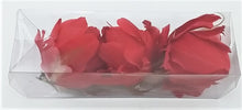 Încărcați imaginea în Galerie, Set Globuri de Craciun Uniculoare de Brad 3 buc Rosu cu Pene 6.50 cm