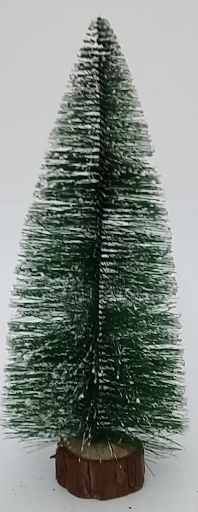 Brad Artificial de Craciun pe Suport Lemn 18.00 cm