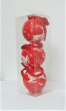 Încărcați imaginea în Galerie, Set Globuri de Craciun Uniculoare pentru Brad 3 buc, Rosii cu cerbi 7.00 cm