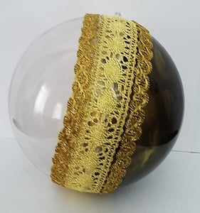 Glob de Craciun 14 cm Un pahar cu vin, struguri si trandafiri  pentru Mos Craciun Vintage