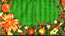 Încărcați imaginea în Galerie, Servetele de Masa cu Coronite Advent Pachet 10 Buc Advent cu Funda Rosu Auriu si Globuri