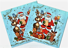 Încărcați imaginea în Galerie, Stelute Fulg de Nea Set 10 buc 33x33 cm Mosu si Animalutele Langa Felinar Set 10 buc 33x33 cm
