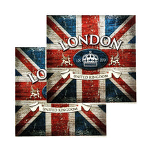 Încărcați imaginea în Galerie, Servetele de Masa cu Vintage London United Kingdom Pachet 10 Buc