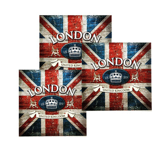 Servetele de Masa cu Vintage London United Kingdom Pachet 10 Buc