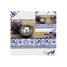 Încărcați imaginea în Galerie, Servetele de Masa de Paste Oua Lavanda si Viorele de Parma Set 10 buc 33x33 cm