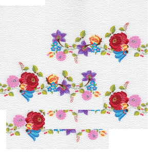 Servetele de Masa cu Motive Traditionale 10 buc Broderie Margine Multicolora Taraneasca 33x33 cm