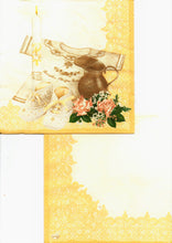 Încărcați imaginea în Galerie, Servetele de Masa de Botez Pachet 10 Buc Camasuta si Botosei Crem 33x33 cm