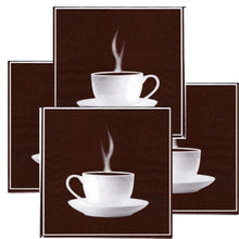 Încărcați imaginea în Galerie, Servetele de Masa de Bucatarie Decorative Ceasca Mea de Cafea Set 10 buc