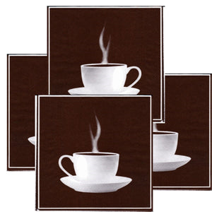 Servetele de Masa de Bucatarie Decorative Ceasca Mea de Cafea Set 10 buc