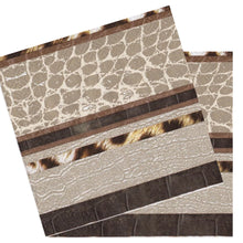 Încărcați imaginea în Galerie, Servetele de Masa cu Imprimeu Animal Print Maro Set 10 buc 33x33 cm