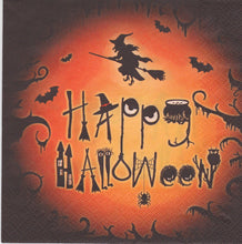 Încărcați imaginea în Galerie, Servetele de Masa cu Halloween Pachet 10 Buc Funny and Happy Vrajitoare 33x33 cm