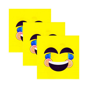 Servetele Decorative de Petrecere Party Set 10 bucati Disney Emoji Smile Fete Distractive 33x33 cm Radem