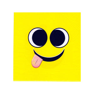 Set Servetele Party 10 buc Emoji Smile Fete Distractive 33x33 cm