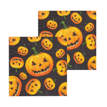 Încărcați imaginea în Galerie, Servetele de Masa cu Halloween Pachet 10 Buc Dovleci Freaky Horror Portocalii 33x33 cm