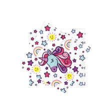 Încărcați imaginea în Galerie, Servetele Decorative de Petrecere Party Set 10 bucati 33x33 cm Fetite Roz Stars cu Stelute Curcubeu Rainbow