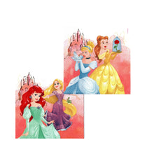 Încărcați imaginea în Galerie, Servetele Decorative de Petrecere Printese Disney Party Printesa Rapunzel Ariel Cenusareasa Belle 8 buc Party Petrecere 33x33 cm