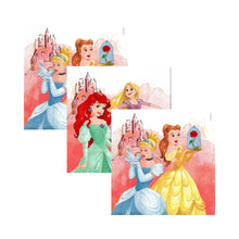 Încărcați imaginea în Galerie, Servetele Decorative de Petrecere Printese Disney Party Printesa Rapunzel Ariel Cenusareasa Belle 8 buc Party Petrecere 33x33 cm Aniversari