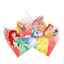 Încărcați imaginea în Galerie, Servetele Decorative de Petrecere Printese Disney Party Printesa Rapunzel Ariel Cenusareasa Belle 8 buc Party Petrecere 33x33 cm Cinderella