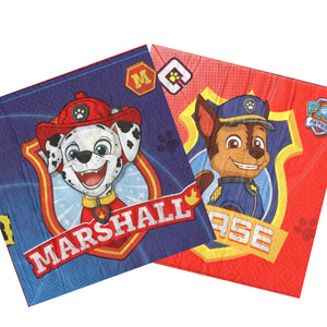 Servetele Decorative de Petrecere Party Set 10 bucati Disney Baieti Patrula Catelusilor Paw Patrol Marshall and Chase petrecere