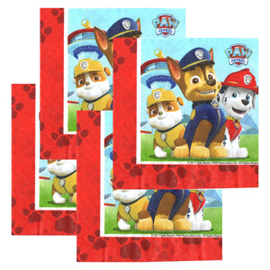 Servetele Decorative de Petrecere Party Set 8 bucati Disney Baieti Patrula Catelusilor Paw Patrol Rubble Marshall Chase 33x33 cm