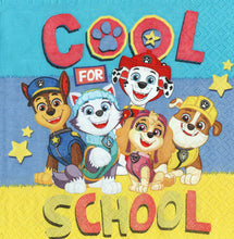 Încărcați imaginea în Galerie, Servetele Decorative de Petrecere Party Cool for School Paw Patrol Patrula Catelusilor 8 buc Party Petrecere 33x33 cm Aniverasri fete