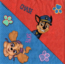 Încărcați imaginea în Galerie, Servetele Decorative de Petrecere Party Hello Team Paw Patrol Patrula Catelusilor 8 buc Party Petrecere 33x33 cm Chase Skye