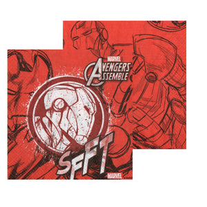 Servetele Decorative de Masa Party Petrecere cu Supereroi Avengers Assemble IronMan Comic Omul de Otel 8 buc 33x33 cm Cadou Aniversari copii
