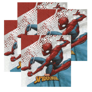 Servetele Decorative de Masa Party cu Avengers Spiderman Omul Paianjen 8 buc Petrecere 33x33 cm