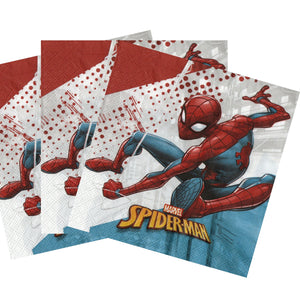 Servetele Decorative de Masa Party cu Avengers Spiderman Omul Paianjen 8 buc Petrecere 33x33 cm Copii Fetite