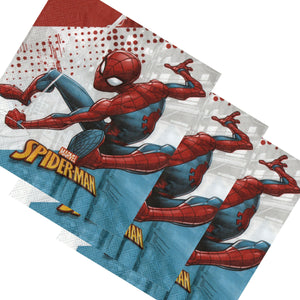 Servetele Decorative de Masa Party cu Avengers Spiderman Omul Paianjen 8 buc Petrecere 33x33 cm Spider-Man