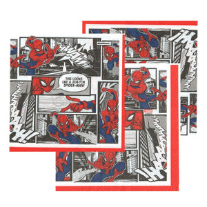 Servetele Decorative de Masa Party cu Avengers Spiderman Comic Hero Omul Paianjen 8 buc Petrecere 33x33 cm Fete Fetite Aniversari
