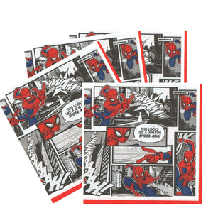 Servetele Decorative de Masa Party cu Avengers Spiderman Comic Hero Omul Paianjen 8 buc Petrecere 33x33 cm Copii