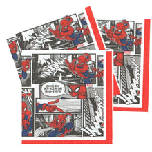 Încărcați imaginea în Galerie, Servetele Decorative de Masa Party cu Avengers Spiderman Comic Hero Omul Paianjen 8 buc Petrecere 33x33 cm Anivesari