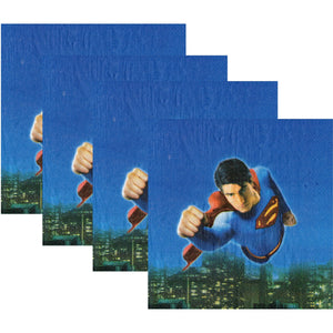 Servetele Decorative de Masa Party Petrecere cu Avengers Fly Superman Movie 10 buc Petrecere 33x33 cm 33x33 cm Aniversari Copii