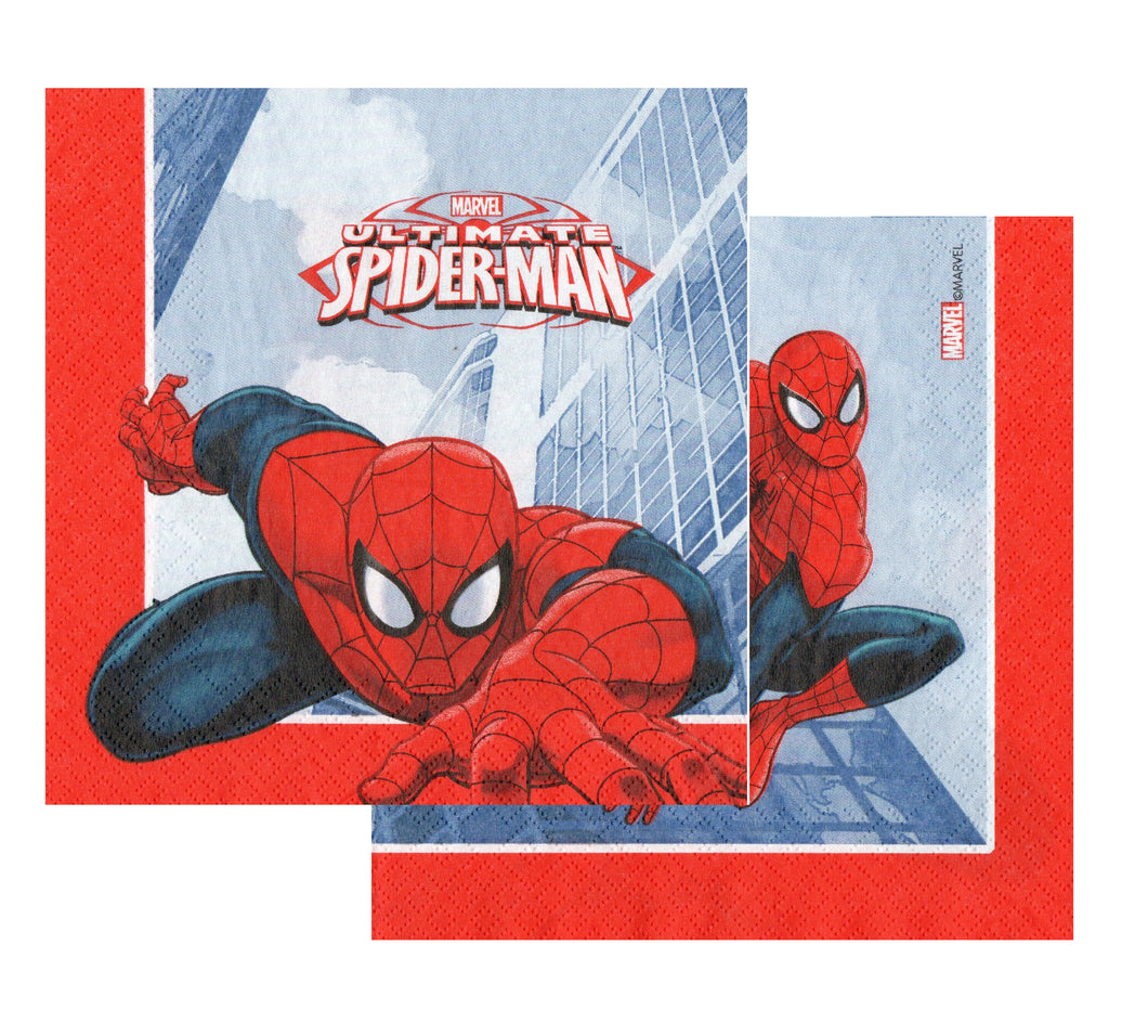 Servetele Decorative de Masa Party cu Avengers Ultimate Spider-Man Omul Paianjen 10 buc Petrecere 33x33 cm