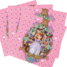 Încărcați imaginea în Galerie, Servetele Decorative de Petrecere Party Set 10 bucati Disney Disney Printesa Sofia Intai the First Mov 33x33 cm