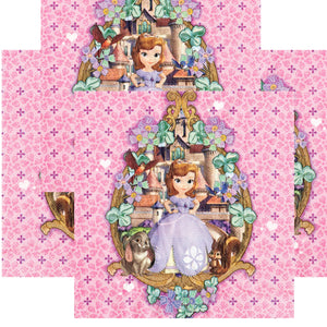 Servetele Decorative de Petrecere Party Set 10 bucati Disney Disney Printesa Sofia Intai the First Mov 33x33 cm Printese