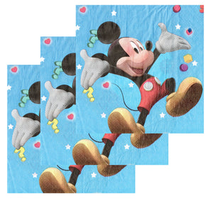 Servetele Decorative de Petrecere Party Set 10 bucati Disney Mickey Mouse Star 10 buc Copii Aniversare Petrecere 33x33 cm