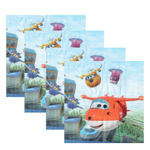 Set Servetele Party Disney Super Wings Avioane Jet Donni Dizzi 10 buc Aniversari Petreceri Baieti 33x33 cm