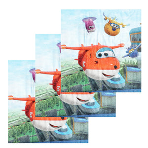 Set Servetele Party Disney Super Wings Avioane Jet Donni Dizzi 10 buc Aniversari Petreceri Baieti 33x33 cm