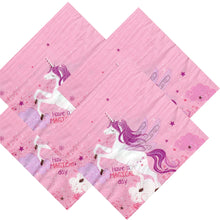 Încărcați imaginea în Galerie, Servetele Decorative de Petrecere Party Set 10 bucati 33x33 cm Disney Fetite Unicorn Inorog Roz Have a Magical Day de masa