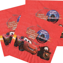 Încărcați imaginea în Galerie, Servetele Decorative de Petrecere Party Set 10 bucati Disney Baieti Cars Masinute Fulger 95 McQueen si Bucsa Town Matter