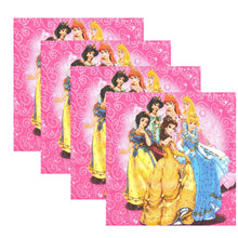 Încărcați imaginea în Galerie, Servetele Decorative de Petrecere Party Set 10 bucati Disney Printesa Aurora Jasmine Cenusareasa Alba ca Zapada Belle 33x33 cm Anievsare