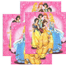 Încărcați imaginea în Galerie, Servetele Party Disney Printesa Aurora Jasmine Cenusareasa Alba ca Zapada Belle 10 buc Party Petrecere 33x33 cm