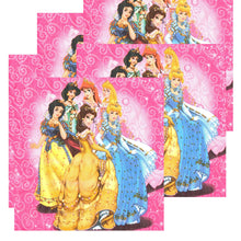 Încărcați imaginea în Galerie, Servetele Decorative de Petrecere Party Set 10 bucati Disney Printesa Aurora Jasmine Cenusareasa Alba ca Zapada Belle 33x33 cm