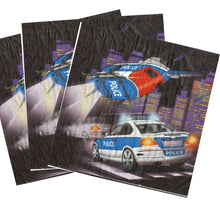 Încărcați imaginea în Galerie, Servetele Decorative de Masa Party Petrecere cu Supereroi Politia Politie Police Politist Copii Baieti 33x33 cm 10 buc Copii Aniversari Petreceri