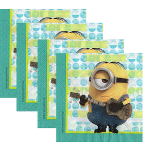Servetele Decorative de Petrecere Party Set 10 bucati Disney Minionii Galbeni Despicable Musicians 10 buc Party Petrecere 33x33 cm Aniversari Baieti